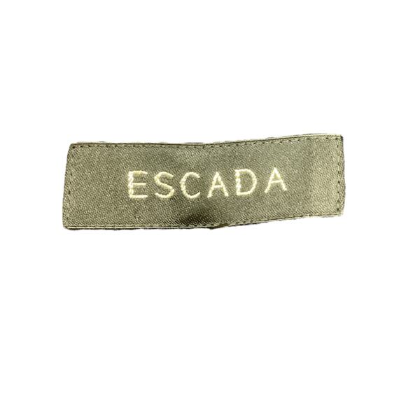 Escada Blazer Women’s Size 12 New Wool Elastane Blend Silver Beads Navy Blue - Picture 6 of 6